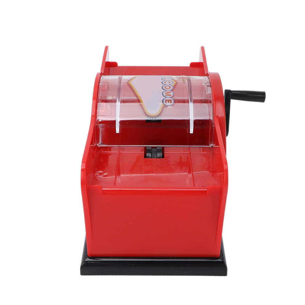 Red Portable Card Shuffler For Poker Camping And Family Fun - 9.1In