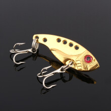 Metallische Pailletten 1 Stück Bass Angelköder Kunstköder Spoon Tackle Haken für Süßwasserfische