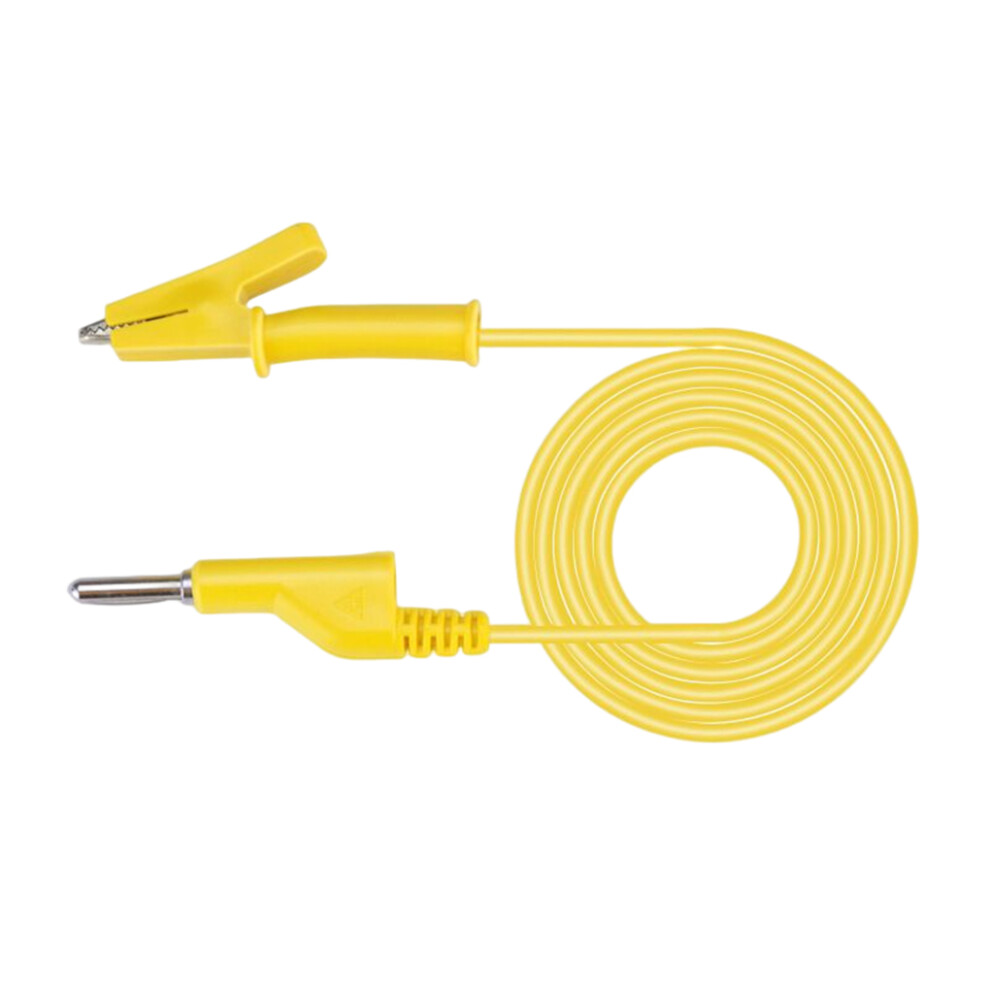 (Yellow) Banana Plug Multimeter Test Power Cable Wire Electronic Accessory-image-OPC-PMRXZQ2-NEW
