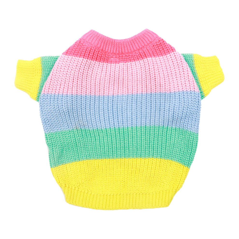 Sweater Rainbow Pullover Clothes Puppy Outwear Pet Hoodie Clothing-image-OPC-PMRY7TS-NEW