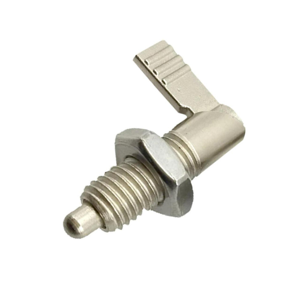 (Silver, M106) 1x Indexing Plungers L Type Stainless Locking Bolts Fine Thread-image-OPC-PMRY96D-NEW