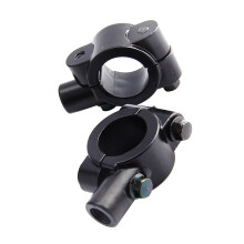 Motorradlenker-Spiegelhalterung 10mm Aluminium 2 Stück Universell passend für Motorräder