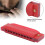Translucent Plastic 10-Hole Harmonica with Storage Box for Kids Crimson 11