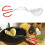 Taco-Shell-Zange, Edelstahl, V-förmig, knusprig, 12
