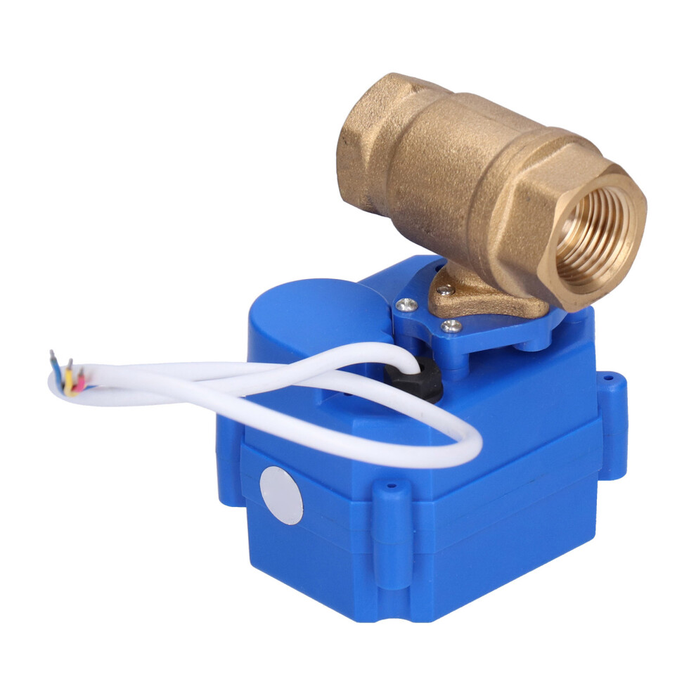 Motorized Ball Valve Dn15 Brass Mini Electric Hydraulic Fittings Dc9â24V 4661358385186