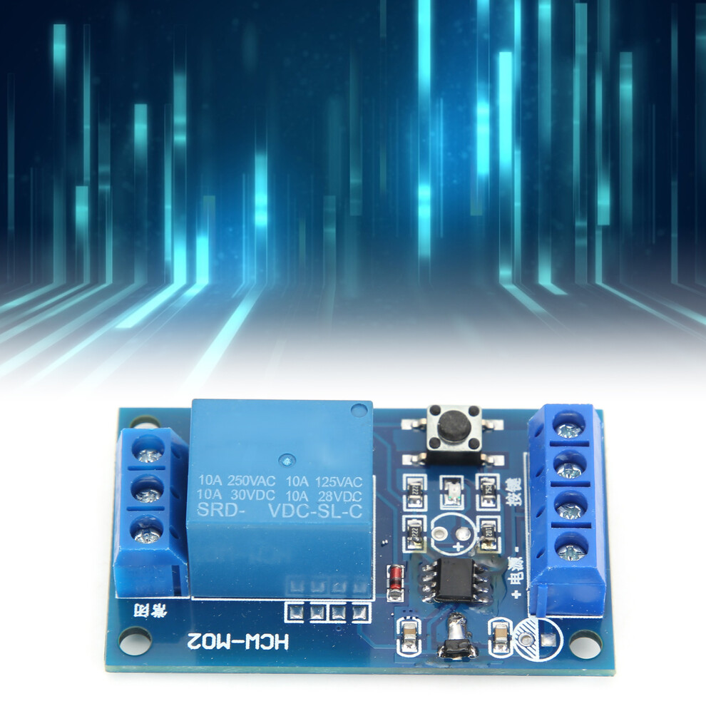 5V Bistable Relay Module 1Way Startstop Selflocking Microcomputer Car Switch 5021358385378