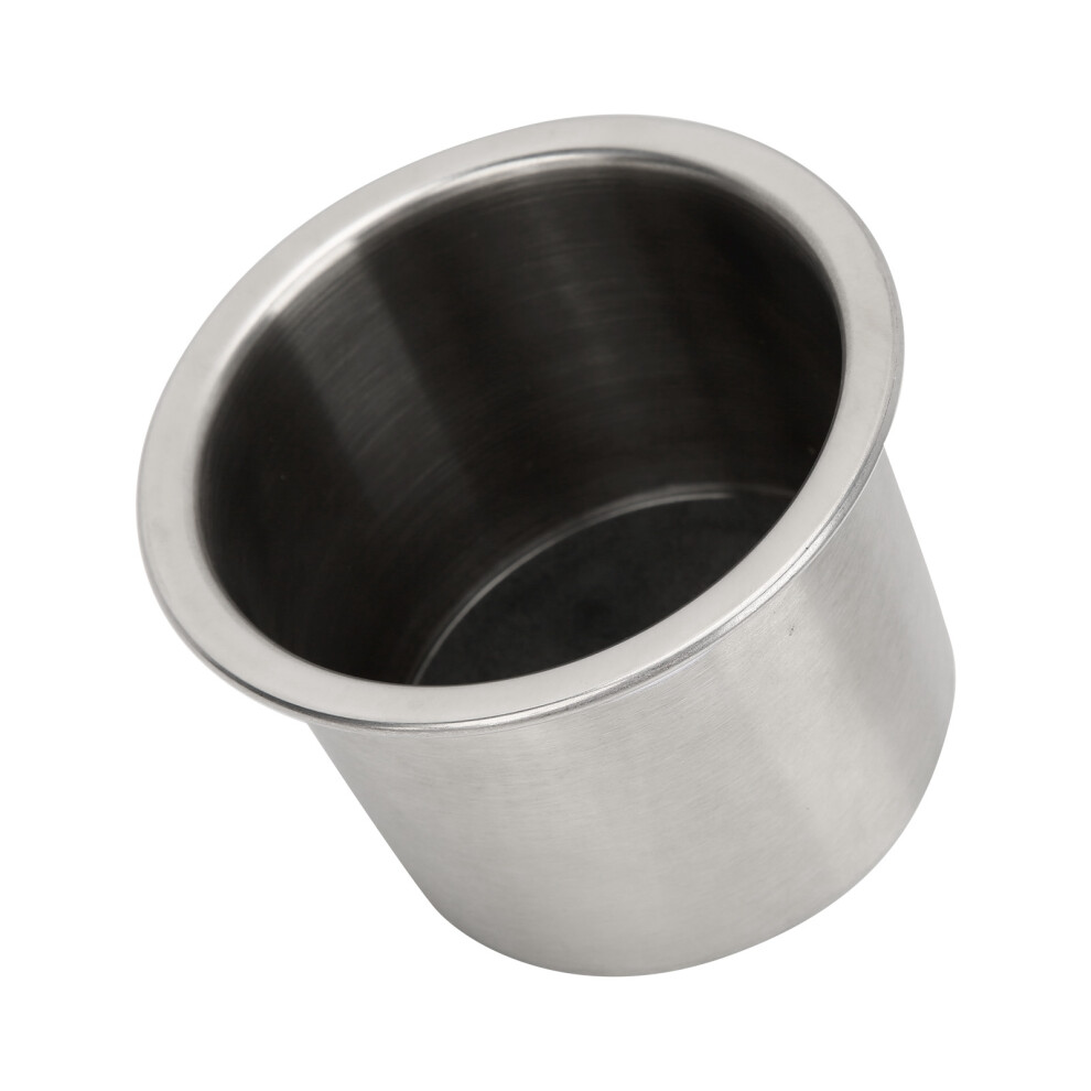 Car & Rv Stainless Steel Cup Holder Mount - Universal Marine Drink Bottle Stand 8771358385508