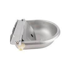 Edelstahl 2L Automatischer Wassertränke für Nutztiere, 25x25x11cm
