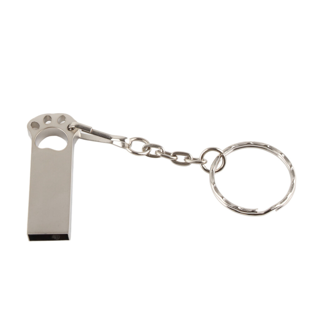 1Gb Paw Shape Usb Flash Drive With Keychain - Portable & Multi-Device 4901358387217