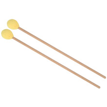 Premium Quality Medium Hard Marimba Mallets with Yarn Head Yellow