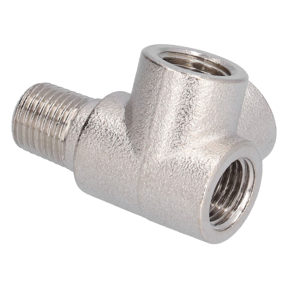4-Way Brass Side Outlet Bracket For Inverter Air Compressors, 12X12x12x13mm 3361358388965