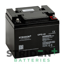 2X Strident AGM GP12-45 Battery Pair 12V 45Ah