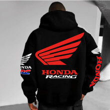 (W7zxh-L) Motorhoodie voor heren en dames, herfst/winter, trui met lange mouwen, Honda motoraccessoires