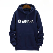 (2-S) Yamaha More Heren Hoodie met Lange Mouwen en Print, Hoge Kwaliteit, Comfortabel en Casual, voor