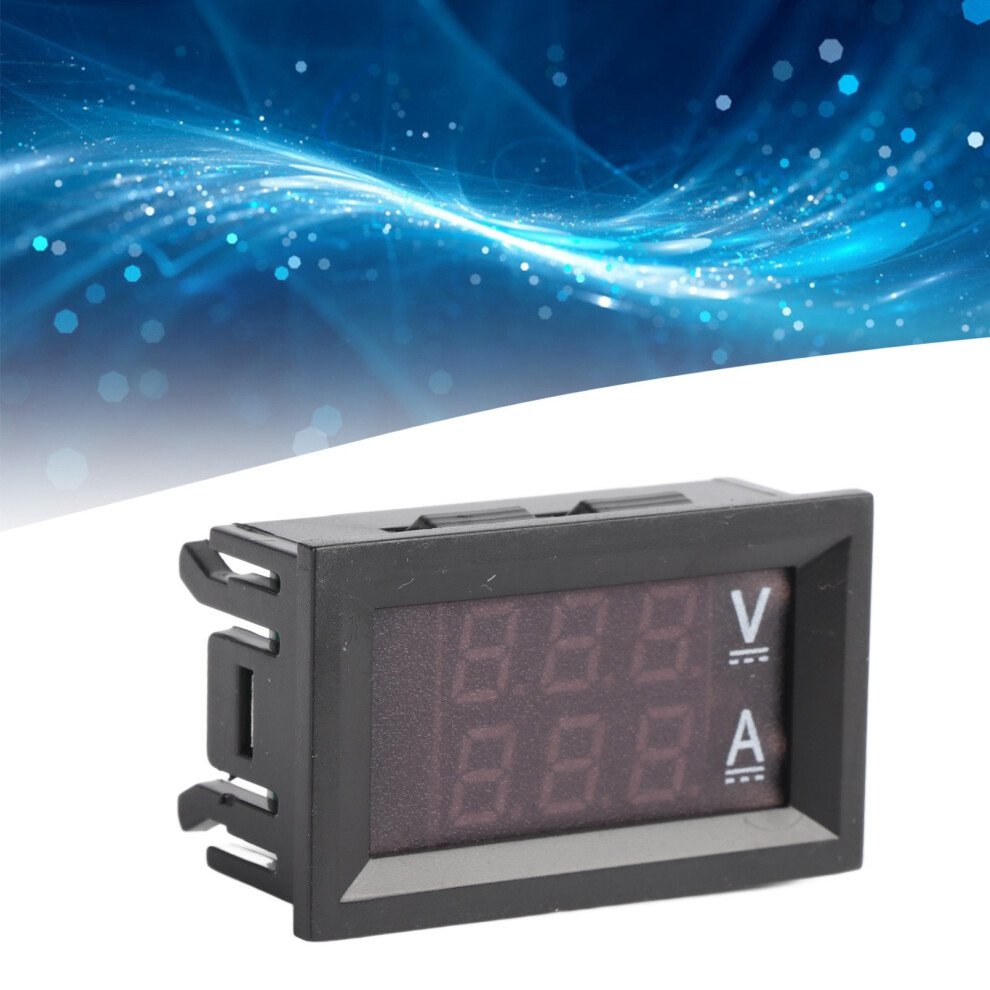 Digital Voltmeter Ammeter Dual Led Display Dc 0V-100V 50A 78X42mm 4281358391255