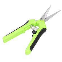 Forbici da giardino verdi, autobloccanti, elastiche.