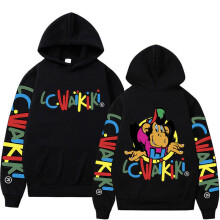 (Noir - XL) Sweat à capuche humoristique à imprimé singe LC Waikiki pour homme et femme, style streetwear,