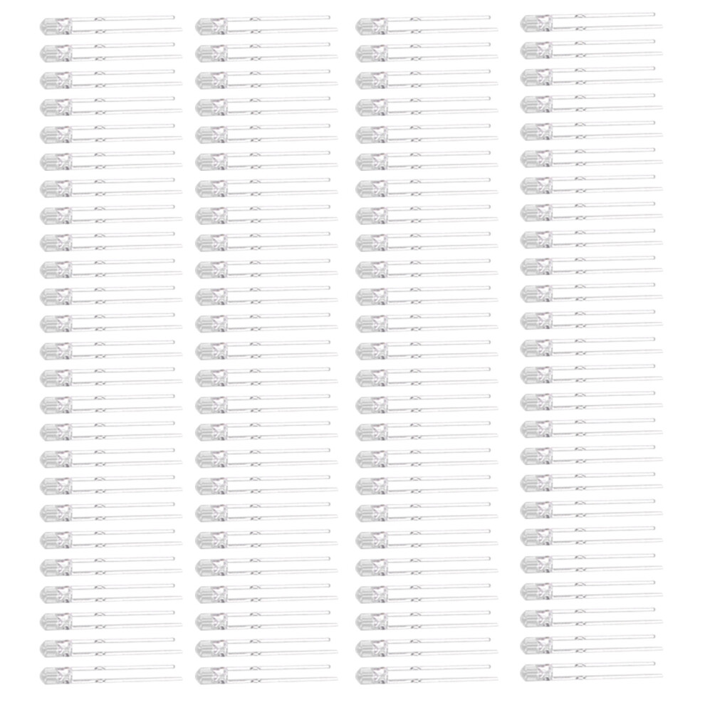 100 Pcs 3Mm 8-Color Led Diodes For Electronic Projects 4371358395268