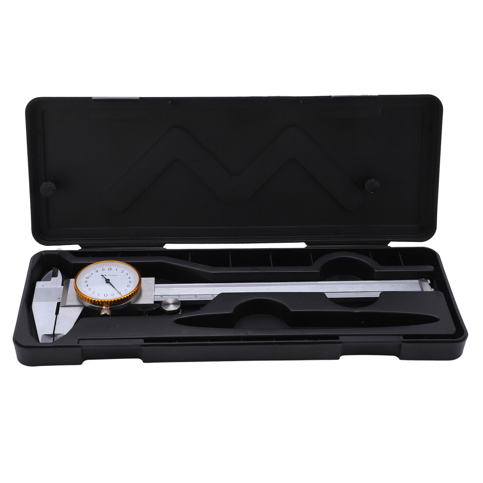 150Mm Steel Dial Caliper, Shockproof, Silver, Accurate To 0.02Mm 4911358395426