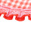 Rotes Hühner-Sattelweste mit Elastikband, 22x20cm, Vogelschutz 12