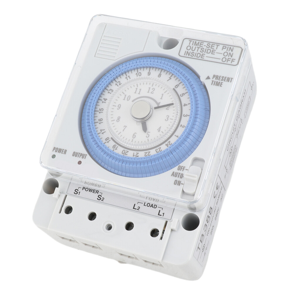 Automatic 24 Hour Mechanical Timer Switch For Water Heaters 100-240Vac 7901358395356
