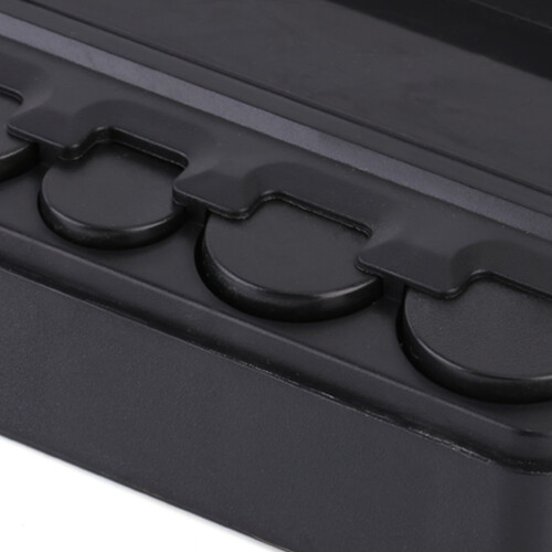 Tragbare Plastikbox für Münzaufbewahrung mit sicherem Deckel 2