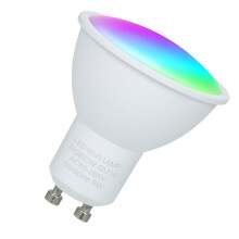 5W Wi-Fi RGB GU10 Smart Bulb, 16M Colors, Adjustable Brightness