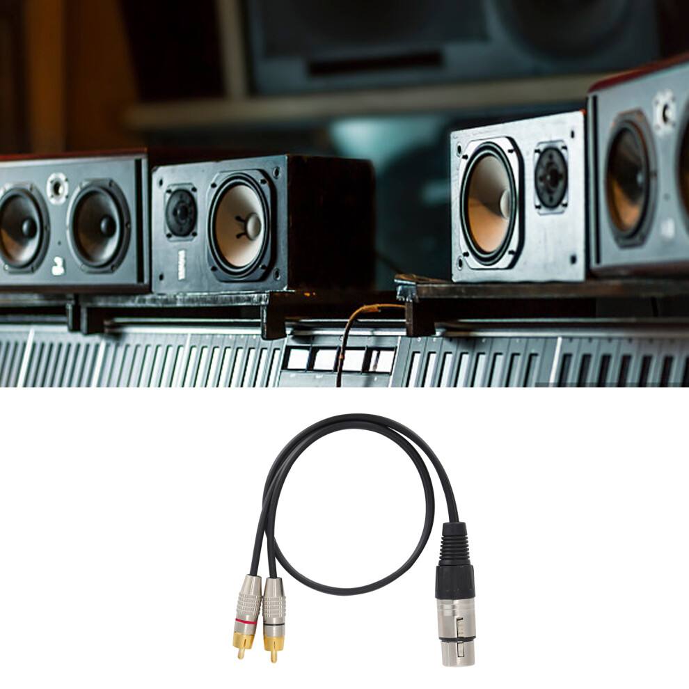 Durable Xlr To Rca Cable For Home Theater & Pro Audio 1M 8761358396994