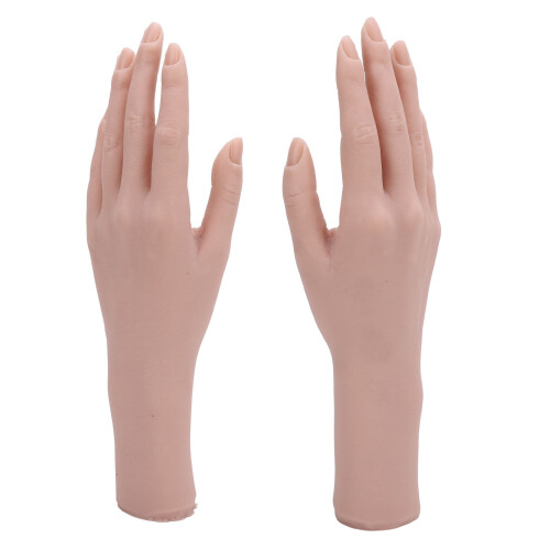 1 Paar Silikon-Handmodell, flexibel, 1
