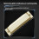 Harmonica à 10 trous, 20 notes, en clé de G, ABS+Métal, doré 11