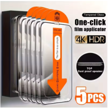 Zaprix 5-Pack Glass screen Protector iPhone 16e