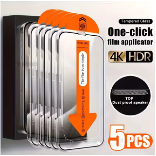 Zaprix 5-Pack Glass screen Protector iPhone 16e