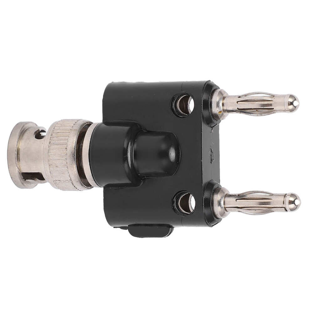 U28 Bnc Male To Dual Banana Plug Oscilloscope Adapter Heavy Duty Compact Fit 5091358402795