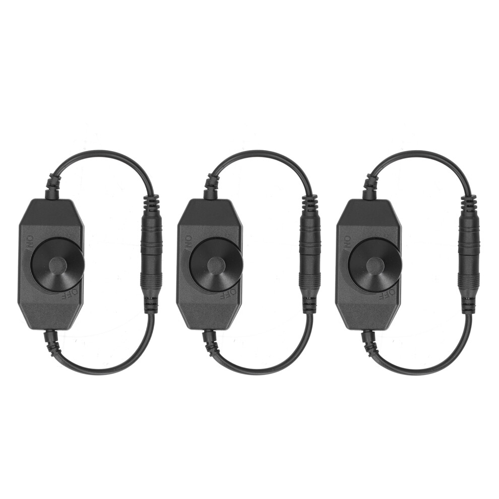 3Pcs Led Dimmer Switch Adapter, 12V-24V Brightness Controller, 30Cm 5081358403601