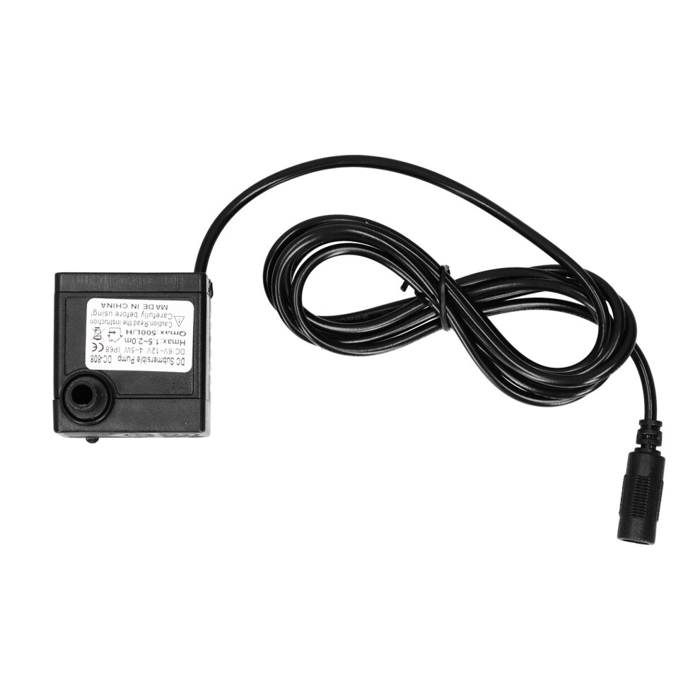 Water Pump Brushless Submersible Circulation Device 1.2M Lift 500L/H 12V 5W 3221358403610