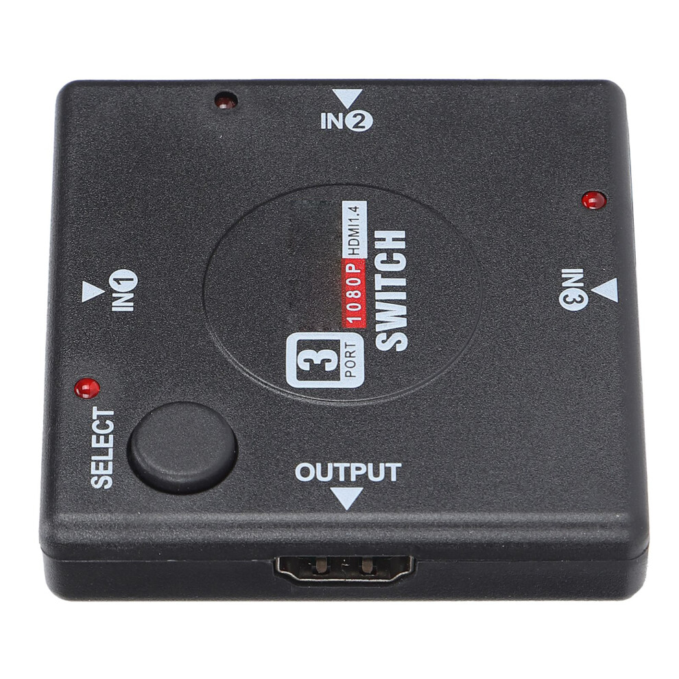 Hd Multimedia Interface Switcher 3 In 1 Out For 1920X1080p Displays 5091358402924