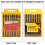 10pcs CrossedAngle Hex Handle Drill Bits for Masonry and Ceramic | Black 2-6mm 6