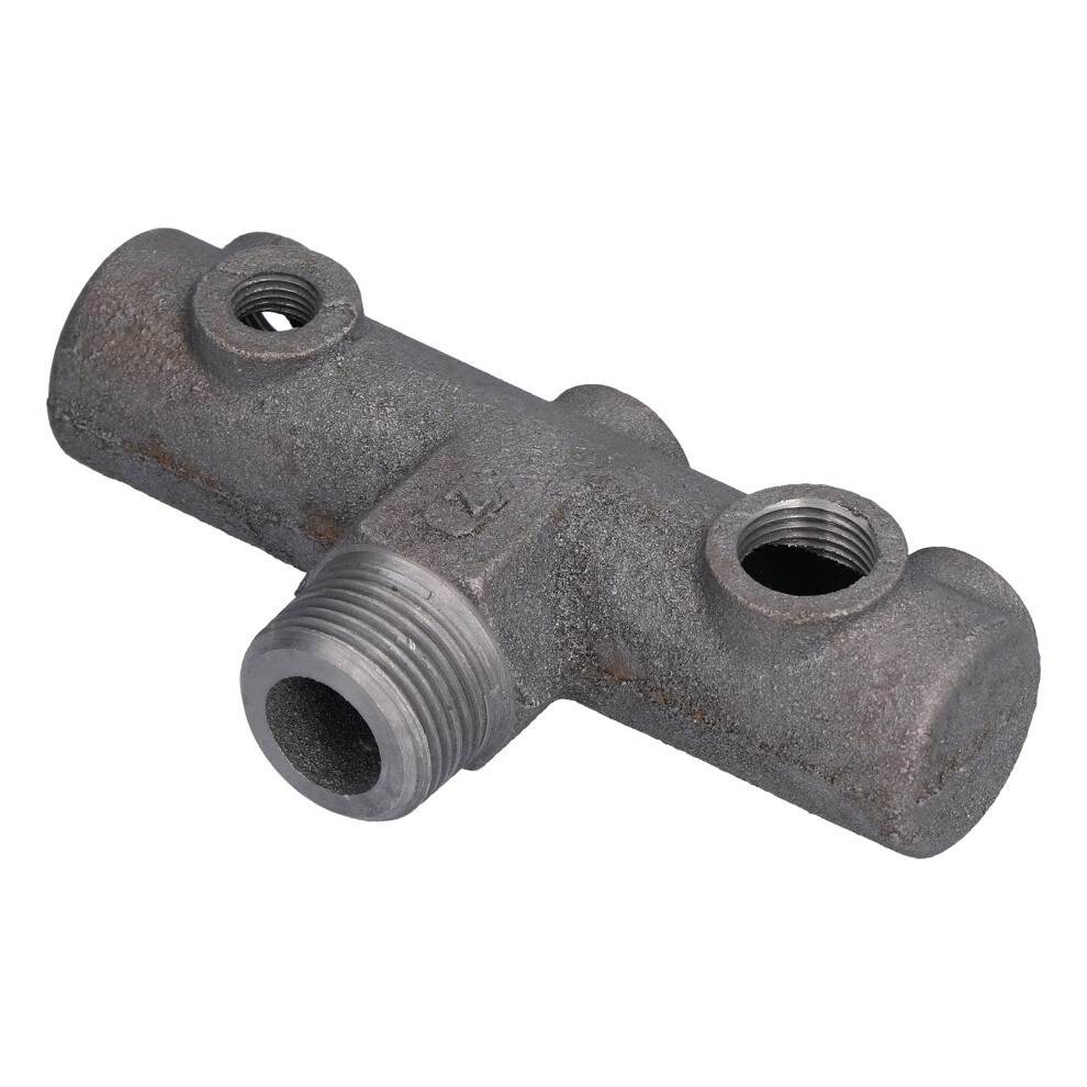 6-Way Cast Iron Pneumatic Air Compressor Switch Bracket & Valve Connector 8321358404572