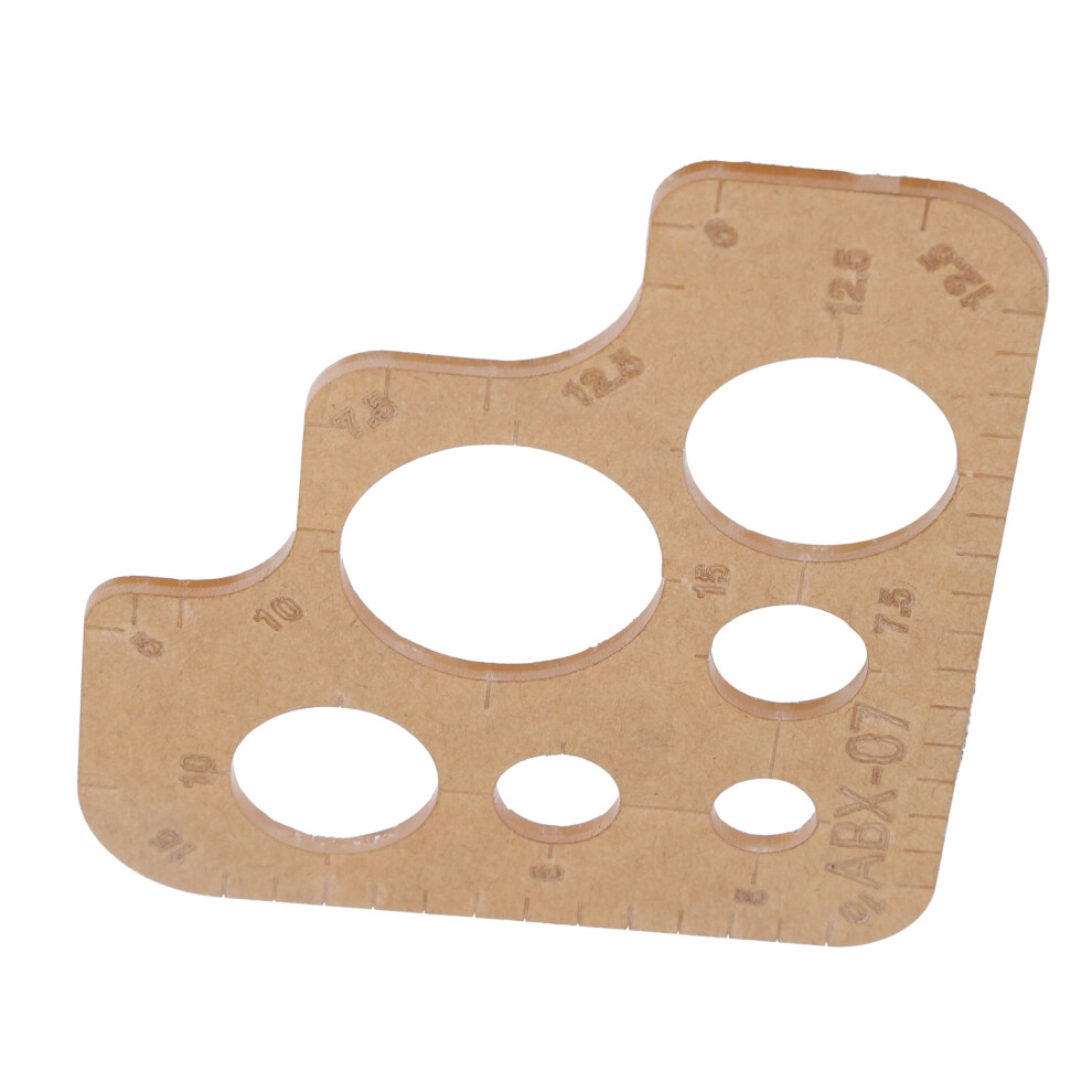 Acrylic Round Ruler Template Diy Stencil With Protective Layer, Handicraft Gift 9301358405587
