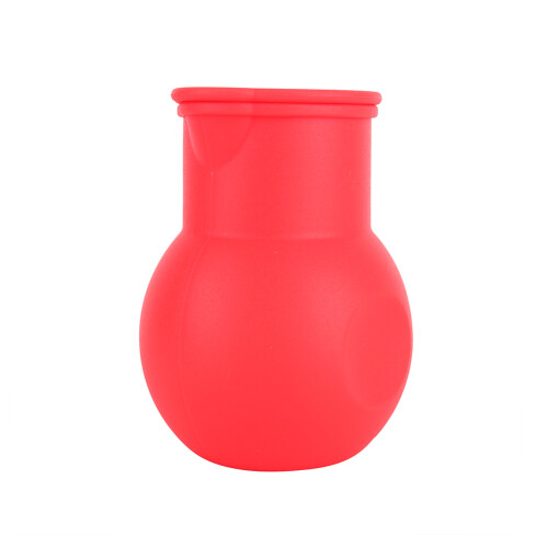 Weiches Silikon-Schokoladen-Topf-Form 100 ml Rot, 9,5x6,5 cm 1