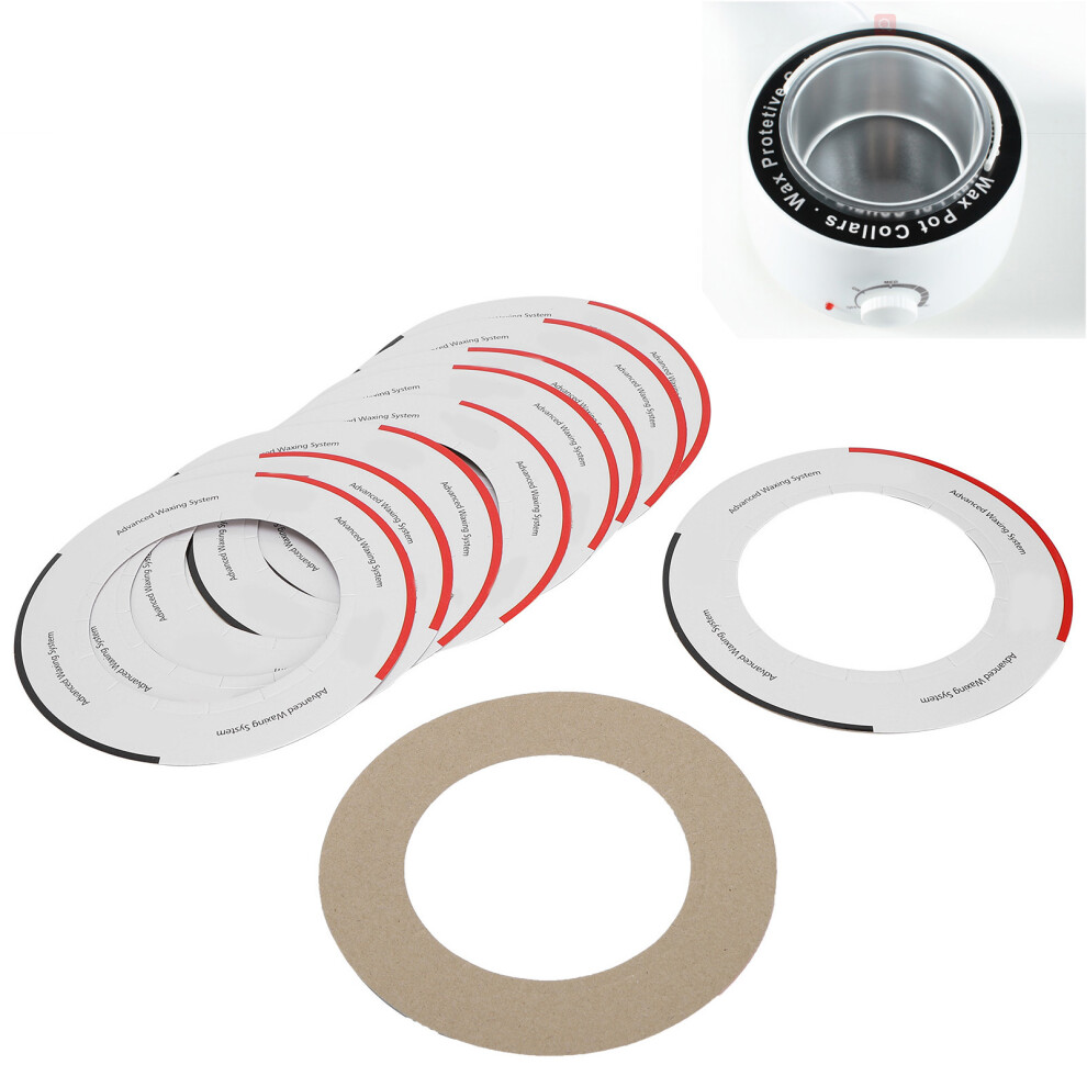 Bulk 10-Pack Wax Warmer Protective Paper Rings for Wax Heater Cleaning