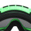Green Motorcycle Goggles with Scratch Resistant Clear Vision Lens 11