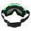 Green Motorcycle Goggles with Scratch Resistant Clear Vision Lens 6