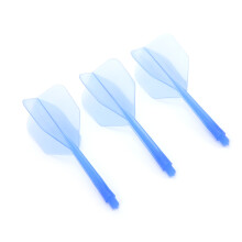 High Quality 3 Pcs 2BA Dart Shaft Flights Set in Blue Transparent