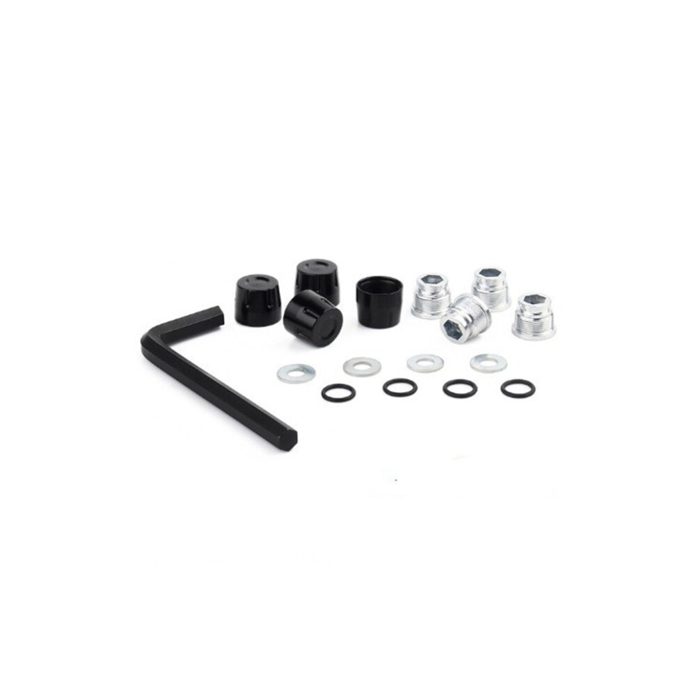 (Black) Remote Control 1/10 Crawler Car Nuts Wheel Rim Center Cap Kit-image-OPC-PMS298T-NEW