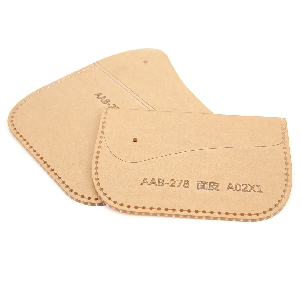 Acrylic Wallet Template For Diy Card Coin Purse Hand-Made Durable Leather Pattern 4691358411424