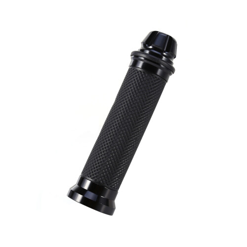 Motorcycle Hand Grips Black Pair Universal Handlebar Accessories Easy Install