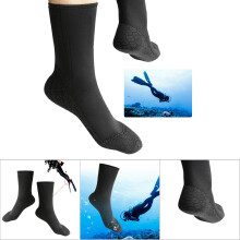 3mm Neoprene Dive Socks for Water Sports, Size L, Comfortable & Non-slip