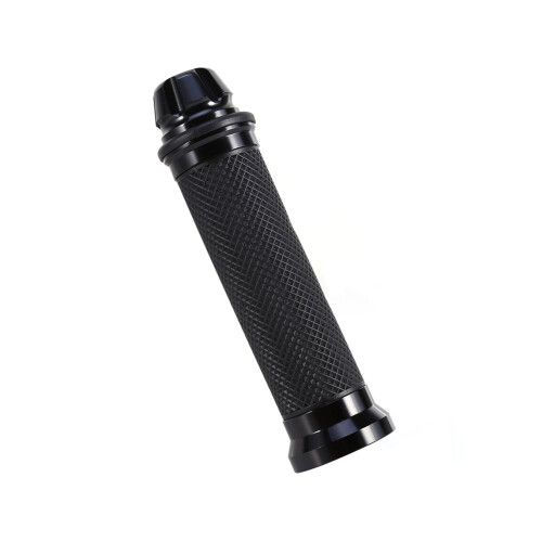 Motorcycle Hand Grips Black Pair Universal Handlebar Accessories Easy Install 2
