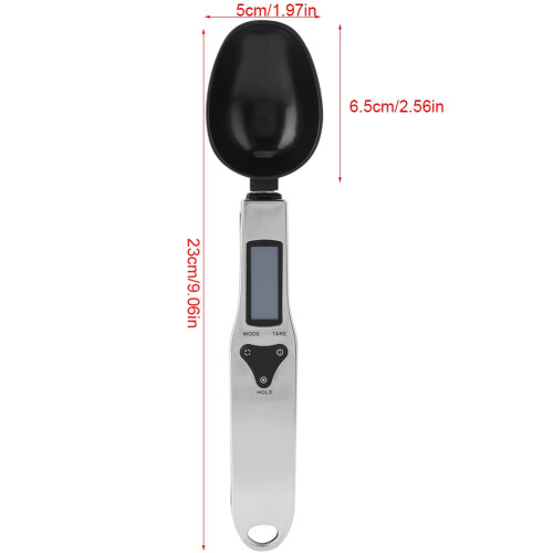 500g Digital Kitchen Spoon Scale with LCD Display, 0.1g Precision